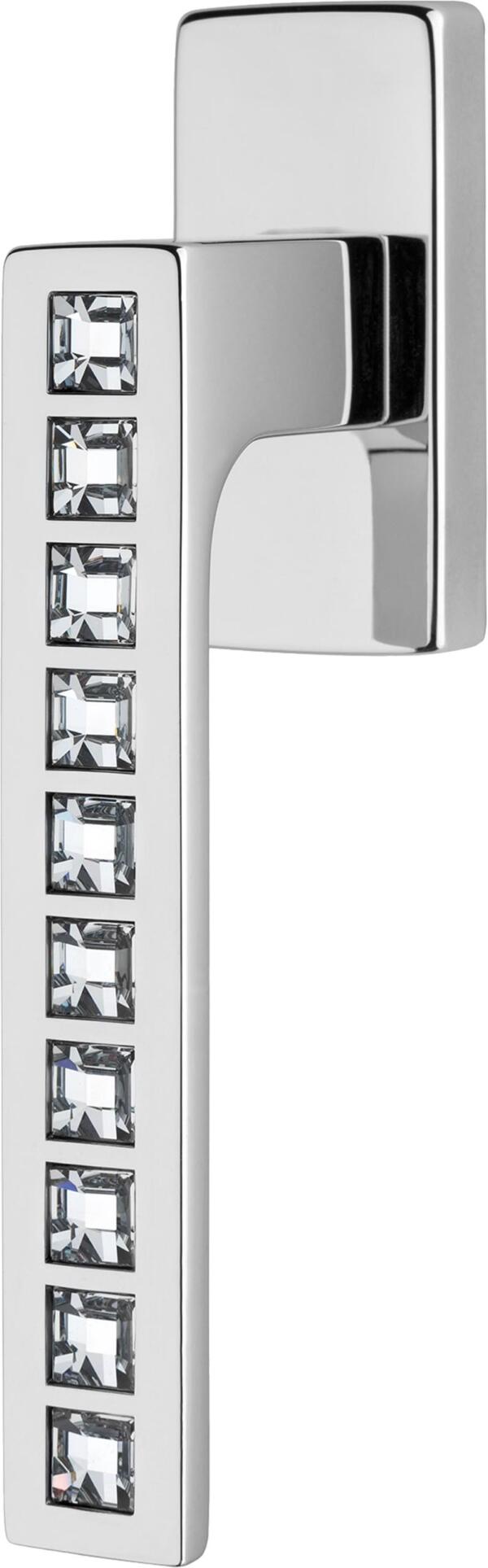 Ручка оконная Linea Cali REFLEX CR хром глянцевый + хрусталь SW